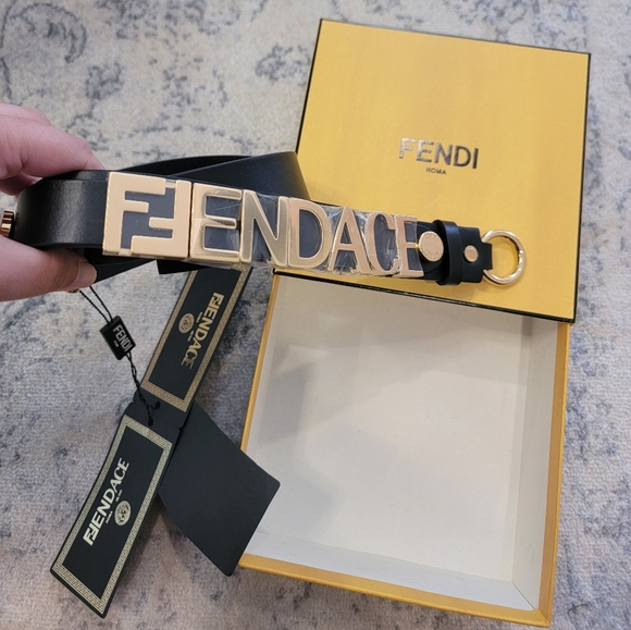 NWT Fendace Fendi/Versace Belt size 85 - Picture 2 of 5